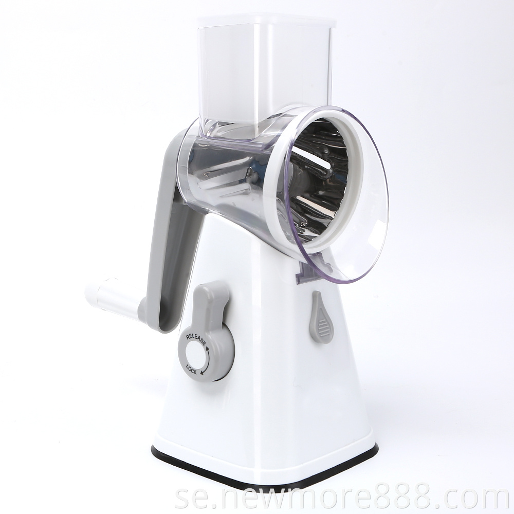 Manual Rotary Cheese Grater Shredder Drum